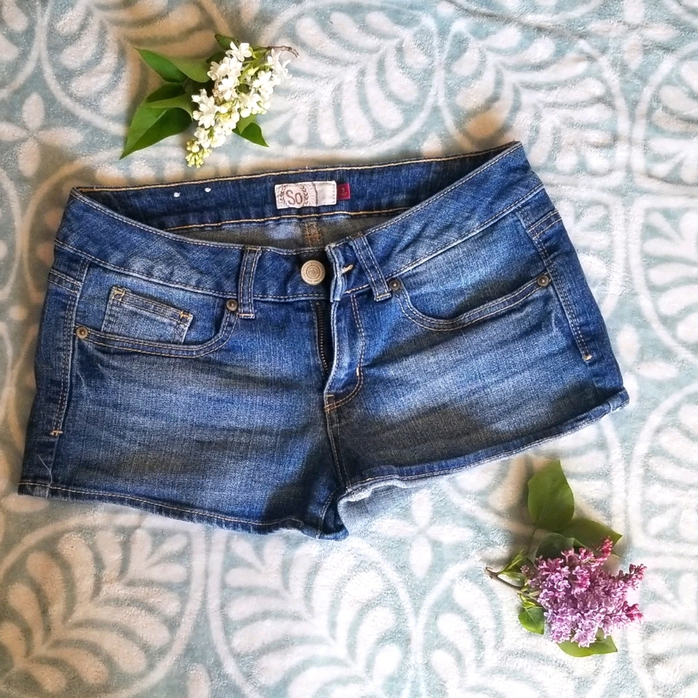 Kohls SO Jean Shortie Shorts size 5